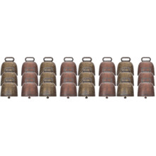 24Pièces Cloches Couleur Assortie En Métal Pour Bétail Artisanat