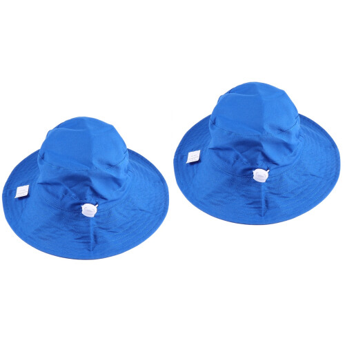 2Pièces Chapeau Anti-Uv Réglable Confortable Pour Bébé