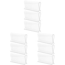 9Pièces Accessoires Volets Clips Fixes Rideaux Transparente
