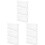 9Pièces Accessoires Volets Clips Fixes Rideaux Transparente 1