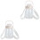 2Pièces Distributeur D'eau Transparent 1