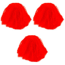 3Pièces Perruques Pour En Soie Température Bouclées