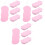 12Pièces Éponges De Bain Violettes Douces Double-Face Pratiques 1