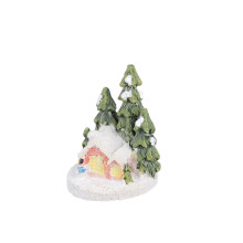 1Pc Multi Resin Christmas Tree Decor Durable Xmas Adornment for Home