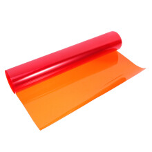 2Pièces Filtres Orange Pour Photo Décor Film Transparent