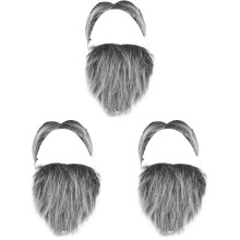 3Ensembles Moustaches Et Barbes Confortables Pour Soirée