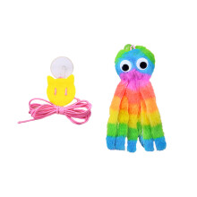 Peluche a forma di gattino che squittisce con suoni interattivi per gattini, sicuro e interattivo.