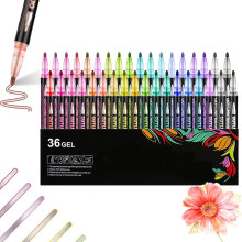 Shimmer Double-Line Glitter Markers for Cards, Scrapbooking & Crafts – Compatible with All Standard Markers