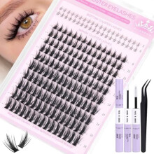 Manga Lash Clusters Spiky Wispy 8–16 mm s Bond and Seal