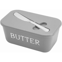 Butterdose mit Deckel, Käseschale aus Kunststoff (1 Stück)