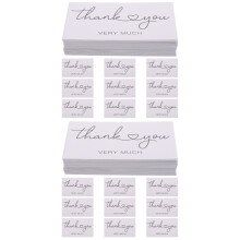 200Pièces Cartes Cadeau Style Simple Et En
