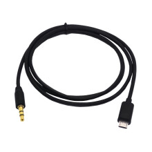 Odolný kábel USB na 3,5 mm AUX do auta pre i9500i9600NOTE2N7100 pre vstup AUX do auta a prenosné reproduktory