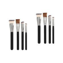 8St Professionele Make-Upkwasten Set Zwart Voor Foundation Concealer