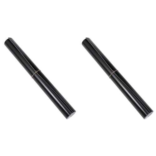 2Pièces Film PVC Noir Découpable Sans Résidu