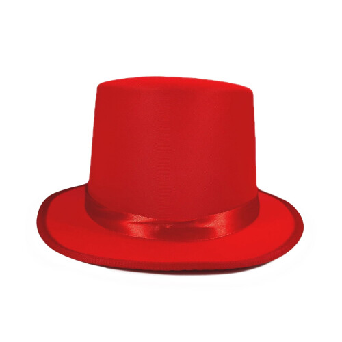 Καπέλο ενηλίκων Magician's Top Hat από πολυεστέρα με ρυθμιζόμενο καπέλο