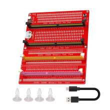 DDR3/4/5 RDIMM/UDIMM Memory Tester with LED Indicators USB C Power Supply Button Computer DDR3/4/5 Memory Card