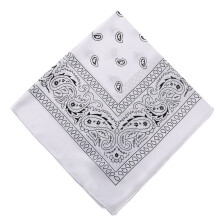 Ensemble de bandanas cachemire multicolores, bandana de style cowboy, foulard double face, 55 cm