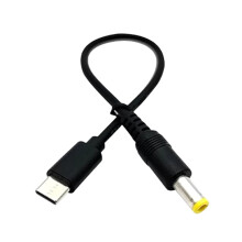 Cabo de carregamento DC5V para Tipo C, cabo de alimentação de 5V para celular, tablet e alto-falante, conector de 4 pinos, fio de alimentação de