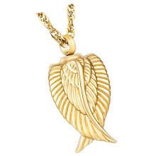 Gedenkketting van roestvrij staal met hanger voor de as van uw huisdier.