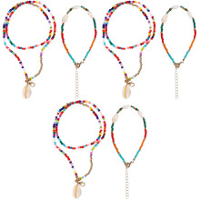 3Sets Duurzame Schelp En Metalen Ketting En Armband Set Vrouw