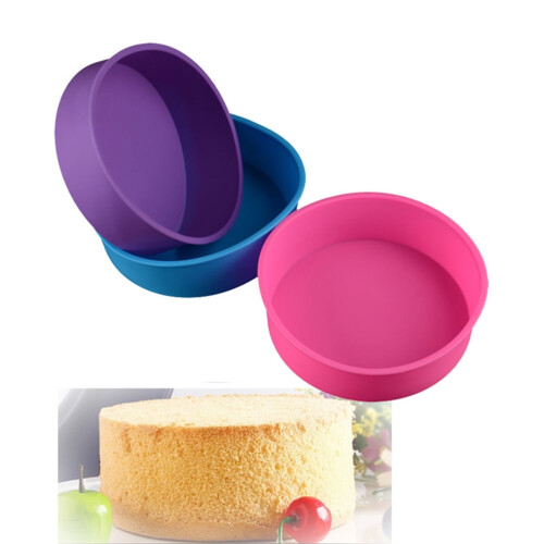 Mini runde kageformesæt, non-stick bageform til perfekte små kager, 1 stk.