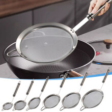 Stainless Steel Filter Screen, Fine Mesh Strainer for Juice, Broth, Sauces, Tea – Durable, Easy to Clean, Silver, 1 Pc