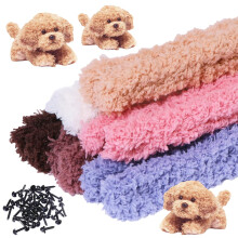 12Pcs Jumbo 9mm Pipe Cleaners with Noses & Eyes, Extra Thick Multicolored Chenille Stems for DIY Art & Decor – Compatible with Craft Projects