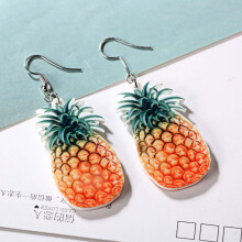 Handmade Earrings, Cute Acrylic Earrings, Fashion Fruit Drop Earrings, Dried Fruit Resin Fruit Jewelry, Birthday Gift