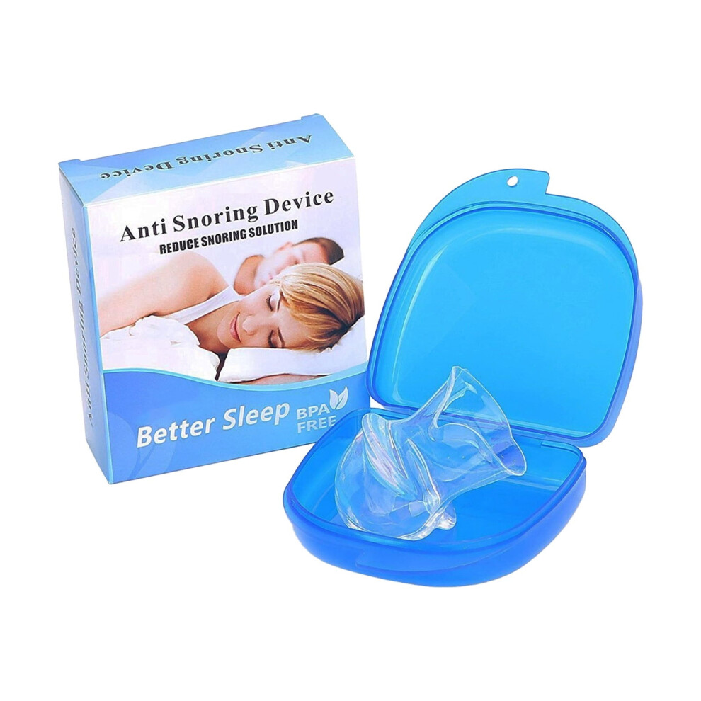 Anti Snoring Tongue Aid Sleep Solution Silicone Reduce Snore Device