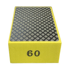 Handpolierpad für Holz, Metall, Glas, Fliesen und Keramik, 90 x 55 mm, Körnung 60/100/200/400, langlebiges Schleifpad