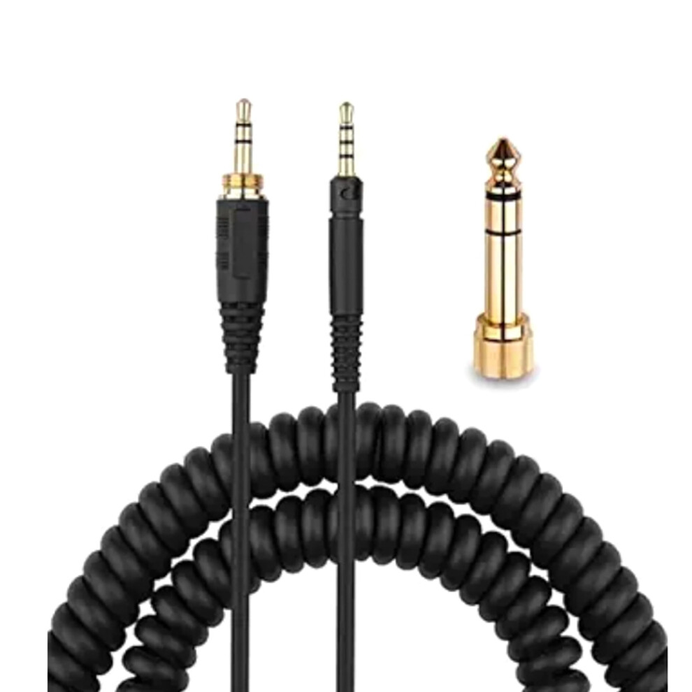 3.5Mm Headset Coiled Cable For M40x M50x M60x M70x Hd598 Hd599 Headphone Cable 6.35Mm Adapter &Long Lasting 9551475072449
