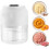 Electric Garlic Chopper, USB Wireless Veggie Cutter, 4 Sharp Stainless Blades – Compatible with All Kitchen Needs 1