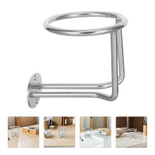 Suporte de parede para bebidas em aço inoxidável para barcos, trailers e carros - Suporte universal para copos.