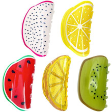 Fermagli per capelli a forma di frutta - 5 pezzi di graziosi accessori per capelli da donna, decorazioni per feste estive in spiaggia.