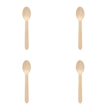 100 kompostierbare Holzlöffel