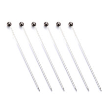 6Pcs Practical Cake Tester Skewer Needle Stainless Steels Cake Tester for Kitchen Home Bakery Tool Easy to Use