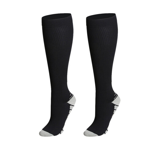 AWZXDE Unisex ρίγες αθλητικές κάλτσες συμπίεσης για ποδηλασία, τρέξιμο, υπαίθριες