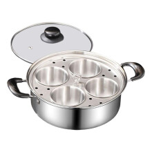 Steamer Pot Cake Steamer for Cooking with Lid Cover Portable Kitchen Utensil Tool Cookware for Party Camping Household Travel