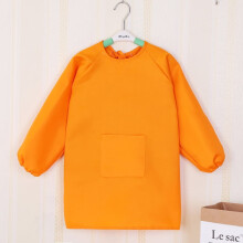 Kids art smock waterproof long sleeve apron with pocket
