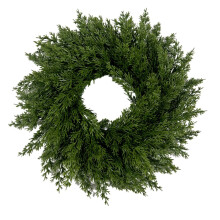 Guirlanda de Natal rústica clássica de 4,67 m com agulhas de pinheiro Norfolk verdes – para porta, janela, varanda, parede, ambientes internos e