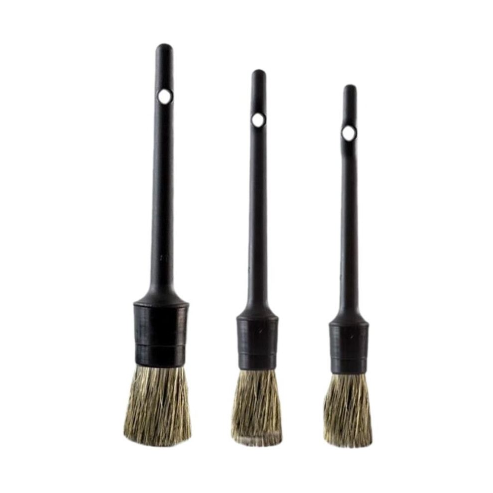 3Pcs Car Cleaning Kit Interior Detailing Wash Brushes Engine Wheel Clean Brush 9499224056312