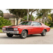 1970 Chevy Chevelle SS 454 red qtr | 24x36 inch poster | classic car