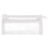 Double-Layer Transparent Pencil Case - Triangular Compartment Stationery Bag, Large Capacity, White 1