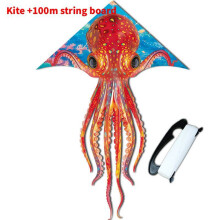 Octopus Kite With Polyester Fabric And Panel Wire For Kids Park And Festival Use