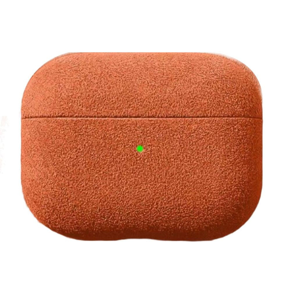 Suede Case For Compatible With Airpods Pro 3, Protective Cover Wrapped With Top Suede, Drop Protective Synthetic Cover, Handmade Grain 9327961632905
