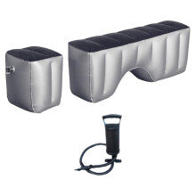 2 Pieces Car Air Mattress Back Seat Gap Pads with Pump Mattress Air Bed Cushions Concave
