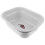 Large Beige Plastic Wash Basin Multi Functional Thickened Stable Design 1