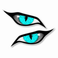 Car Stickers Personality Eye Car Decal, Waterproof For Bumpers Stickers