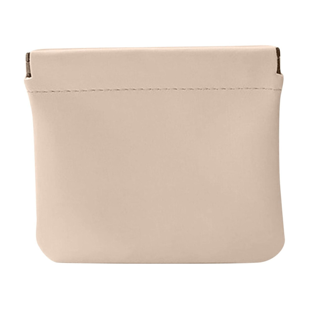 Auto-Close Snap Closure Makeup Bag Compact Travel Toiletry Pouch with Leather Accent Water-Resistant Organizer for Cosmetics and Daily Essentials