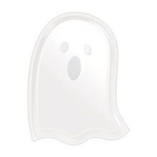 Halloween Serving Tray Halloween Decor Reusable Serving Platter for Dried Fruits Ghost Shaped